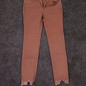 orange free people jeans